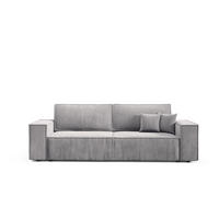 SCHLAFSOFA mit Bettkasten Grau - Grau, Textil (255/88/102cm) - Furnisell