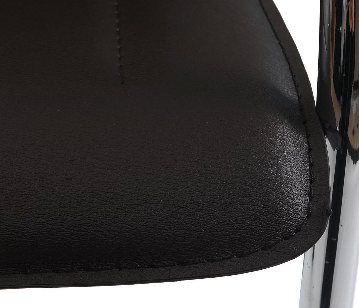ESSZIMMERSTUHL 2er-Set Sammy 93x56x56cm Sitzhöhe 47cm Stahl Braun Freischwinger - Braun, Textil (56/93/56cm) - CHEFGASTRO
