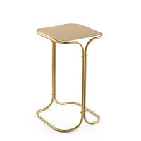BEISTELLTISCH mit rechteckiger metallplatte 30/30/52 cm - Goldfarben, Metall (40/30/52cm) - Calicosy