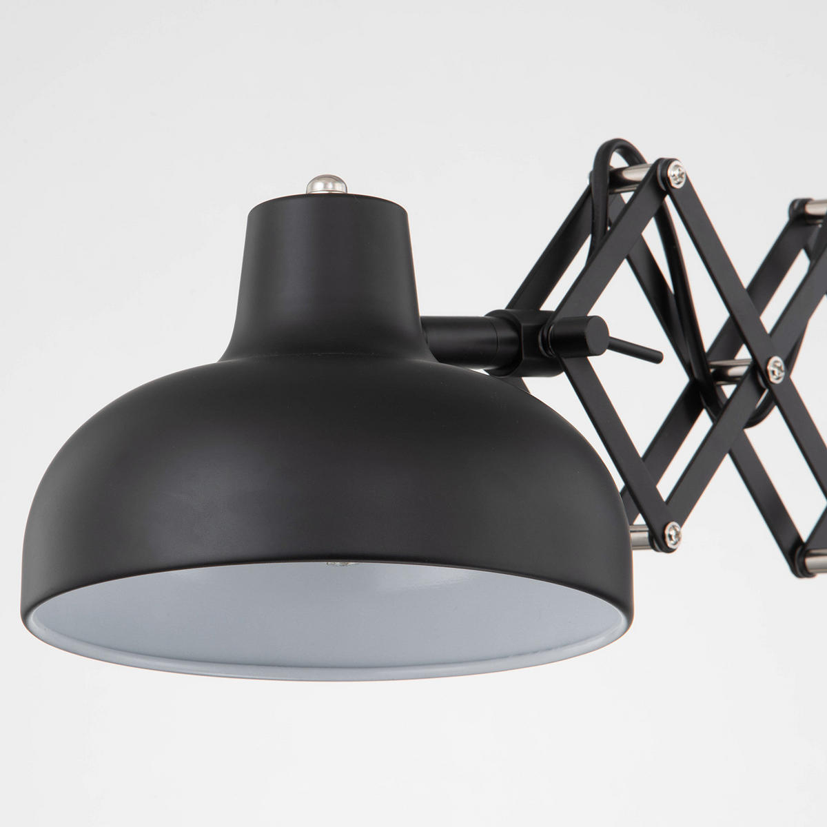 WANDLEUCHTE - Eisen, 1-flammig - Schwarz, Metall (60/28/15cm) - home24