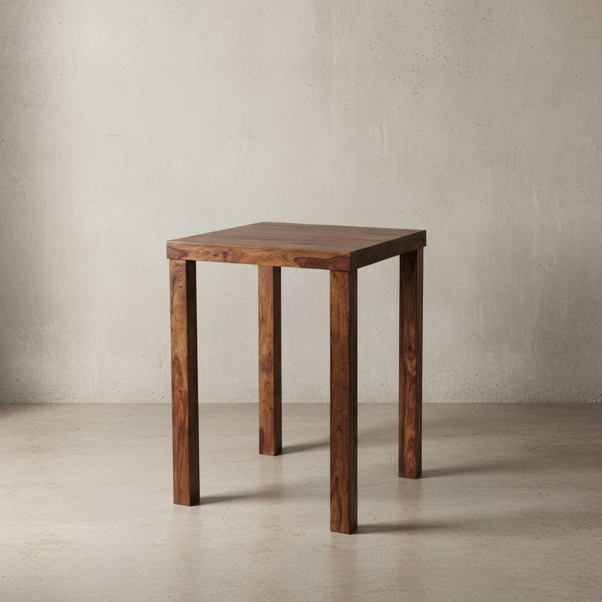 BARTISCH – Rustikal, Massivholz, stabile Konstruktion, individuelles Design - Braun, Holz (80/110/80cm) - KADIMA DESIGN