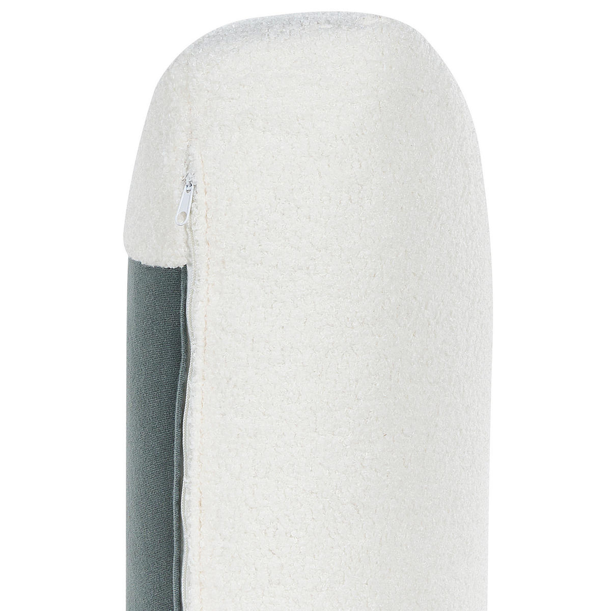 SESSEL 2er-Set Bouclé cremeweiß Alla - Weiß, Textil (108/85/103cm) - Beliani