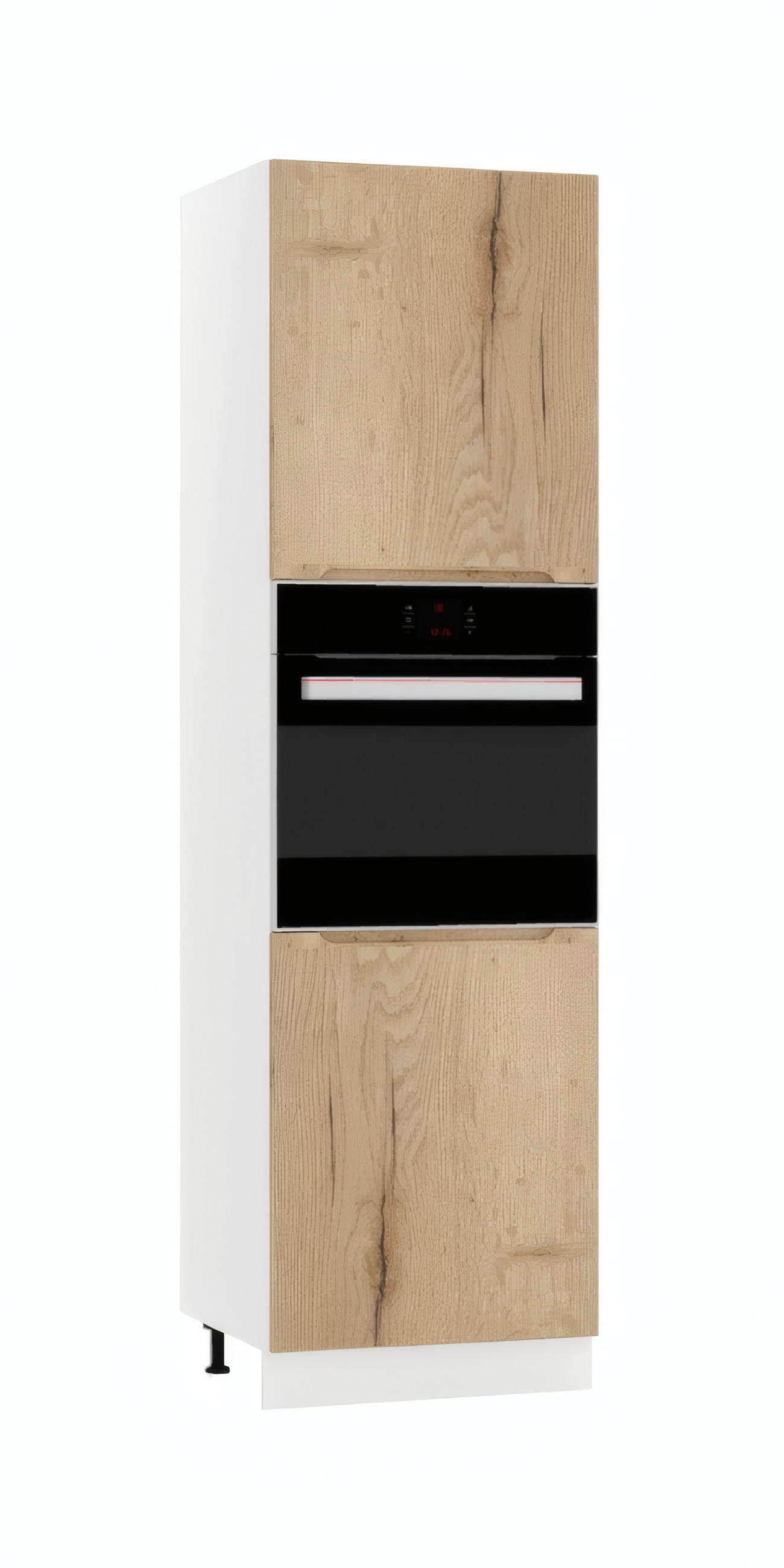 MIKROWELLENUMBAUSCHRANK D60PK/2133 PL - Zivora - Elegante Geräte-Integration - Eiche Artisan, Holz (60/213.3/56cm) - ROYAL24_MARKT