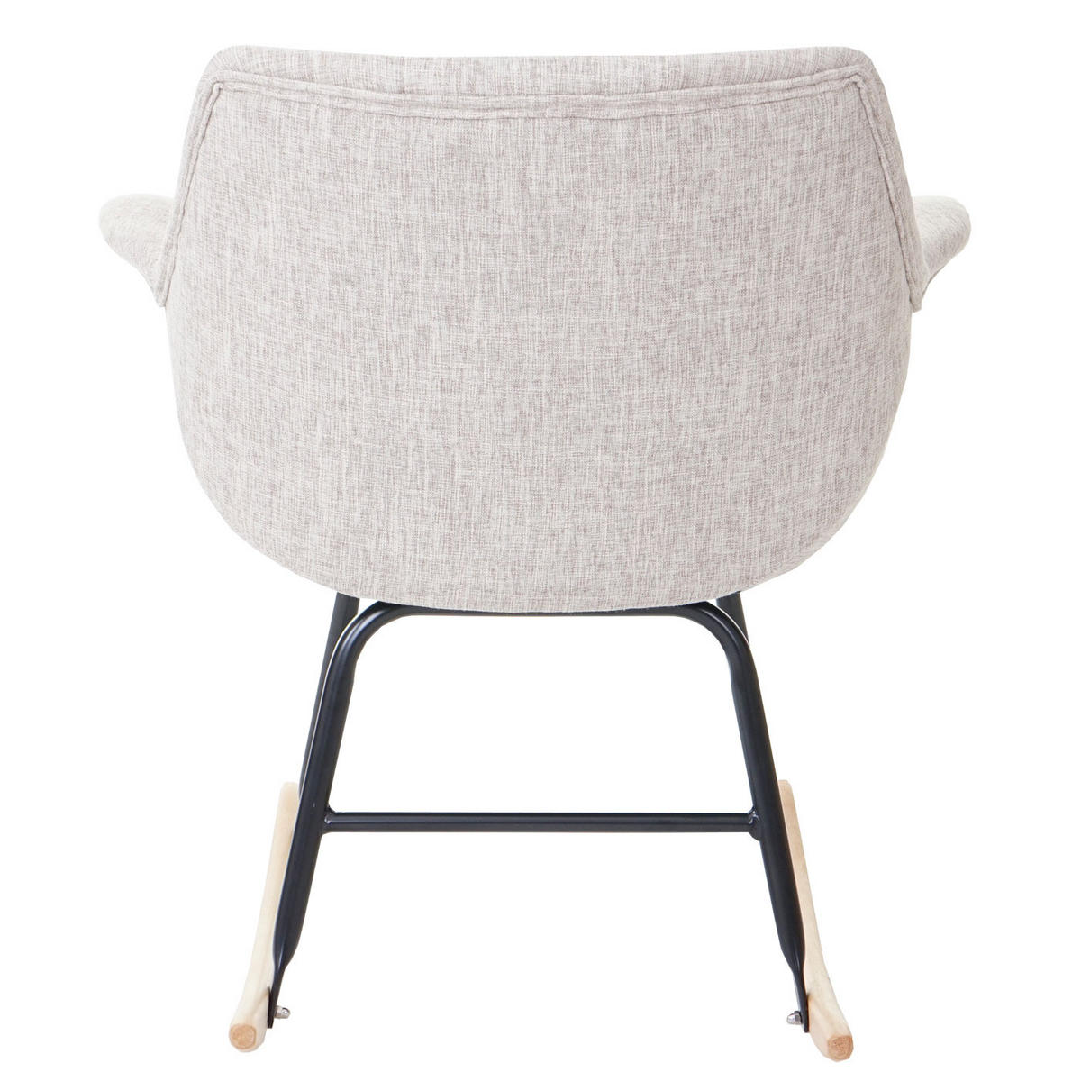 SCHAUKELSTUHL Beige, Grau - Beige/Grau, Textil (69/76/70cm) - MCW