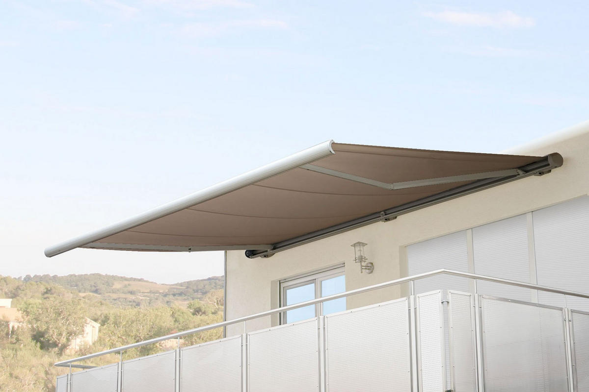 ELEKTRISCHE KASSETTENMARKISE Beige - Beige, Textil (400/23/300cm) - MCW