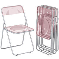 KLAPPSESSEL Rosa 4 Stück - Rosa, Kunststoff (47/75/48cm) - GiPP