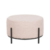 POUF Troy Natur 57/57/34 cm - Beige, Textil (57/34/57cm) - LABEL51