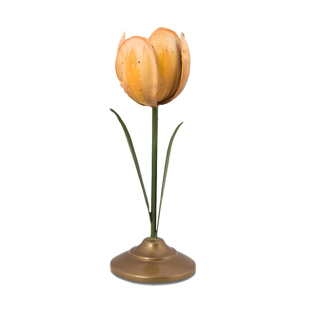 KERZENHALTER 2er-Set Tulpe s metal gelb - Gelb, Metall (8.5/26/8.5cm) - Pip Studio