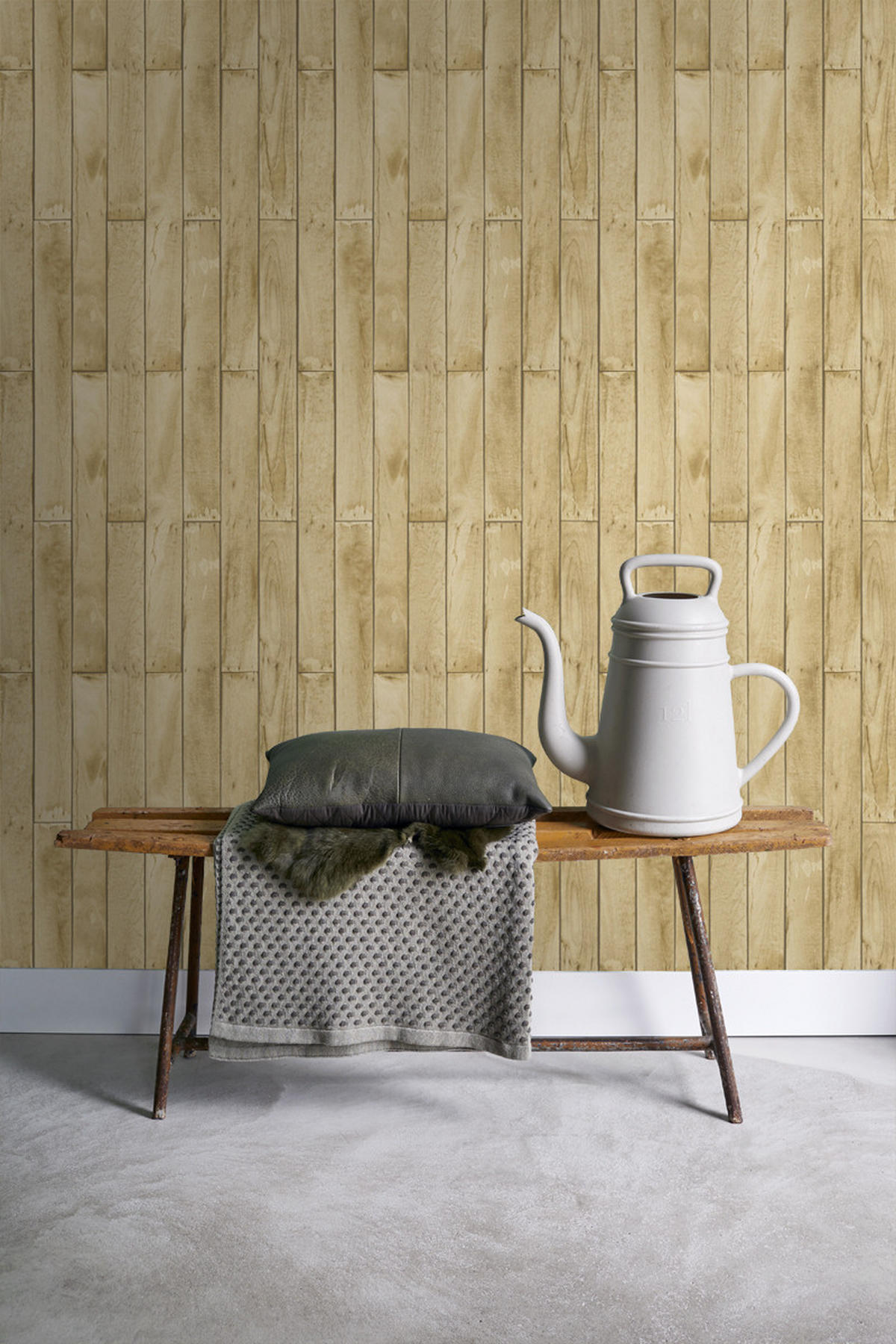 TAPETE Holzoptik 53 cm x 10.05 m - Braun, Papier (53/1000cm) - ESTAhome