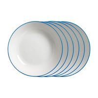 SUPPENTELLER Adela blau ø 20 cm 6er Set - Blau, Keramik (20cm) - Ritzenhoff Breker