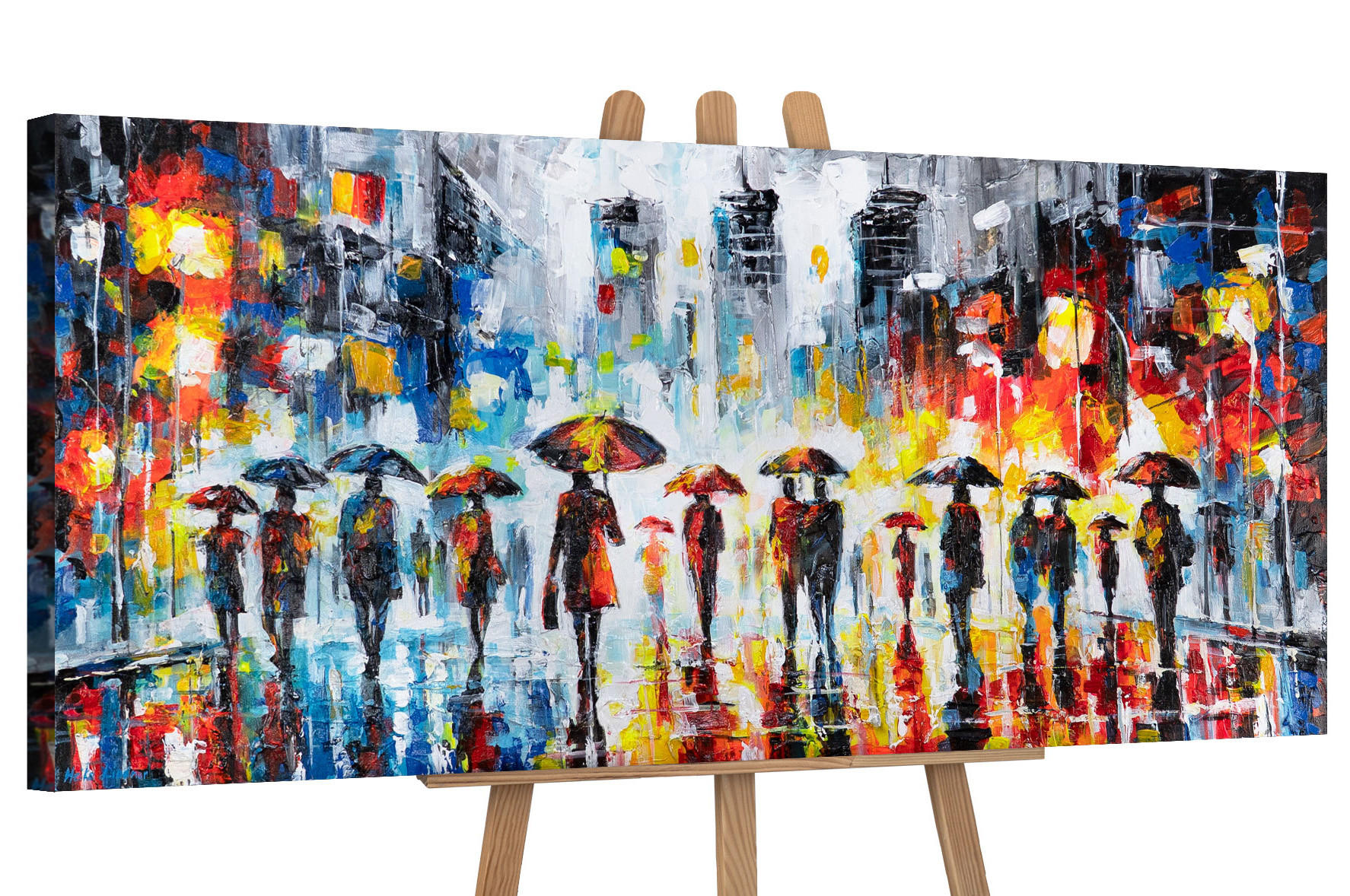 YS-art gallery Gemälde Mehrfarbig 115x50 cm