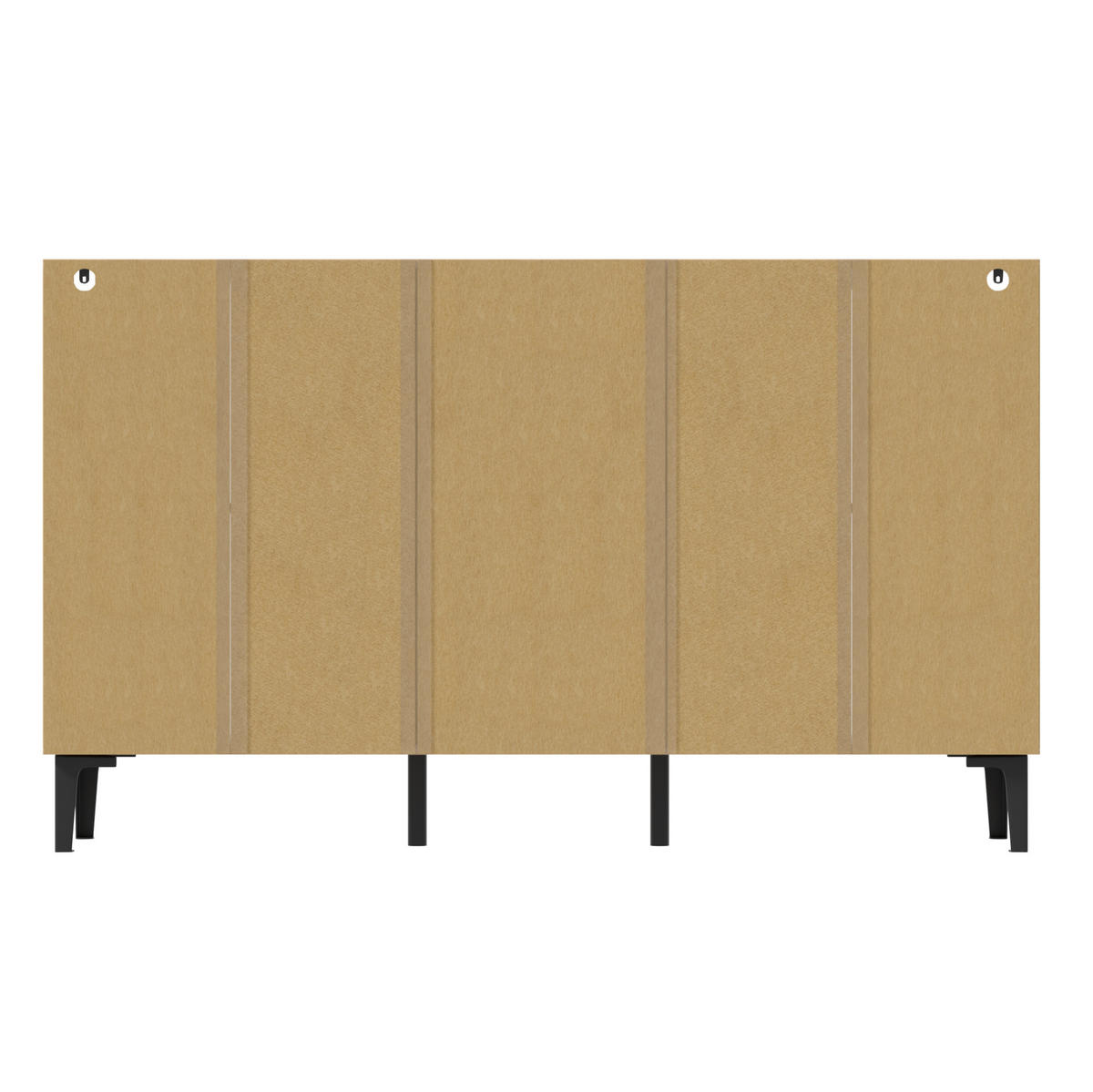 SIDEBOARD 160/36/94 cm mit 4 Türen und 4 Schubladen aus Spanplatte, vielseitiger Stauraum, Holzfarben - Eichefarben, Holzwerkstoff (160/94/36cm) - Redom