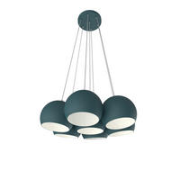 HÄNGELEUCHTE - Blau, Metall (25/25/20cm) - Lumicom