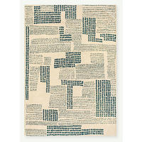 TEPPICH modern Flachgewebe TERRACE Blau 240 x 340 cm - Blau, Textil (240/340cm) - Novatrend