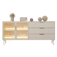 KOMMODE mit Schubladen Kaschmir MARBELA - Kaschmir, Holzwerkstoff (181.3/82/39cm) - Compleo24