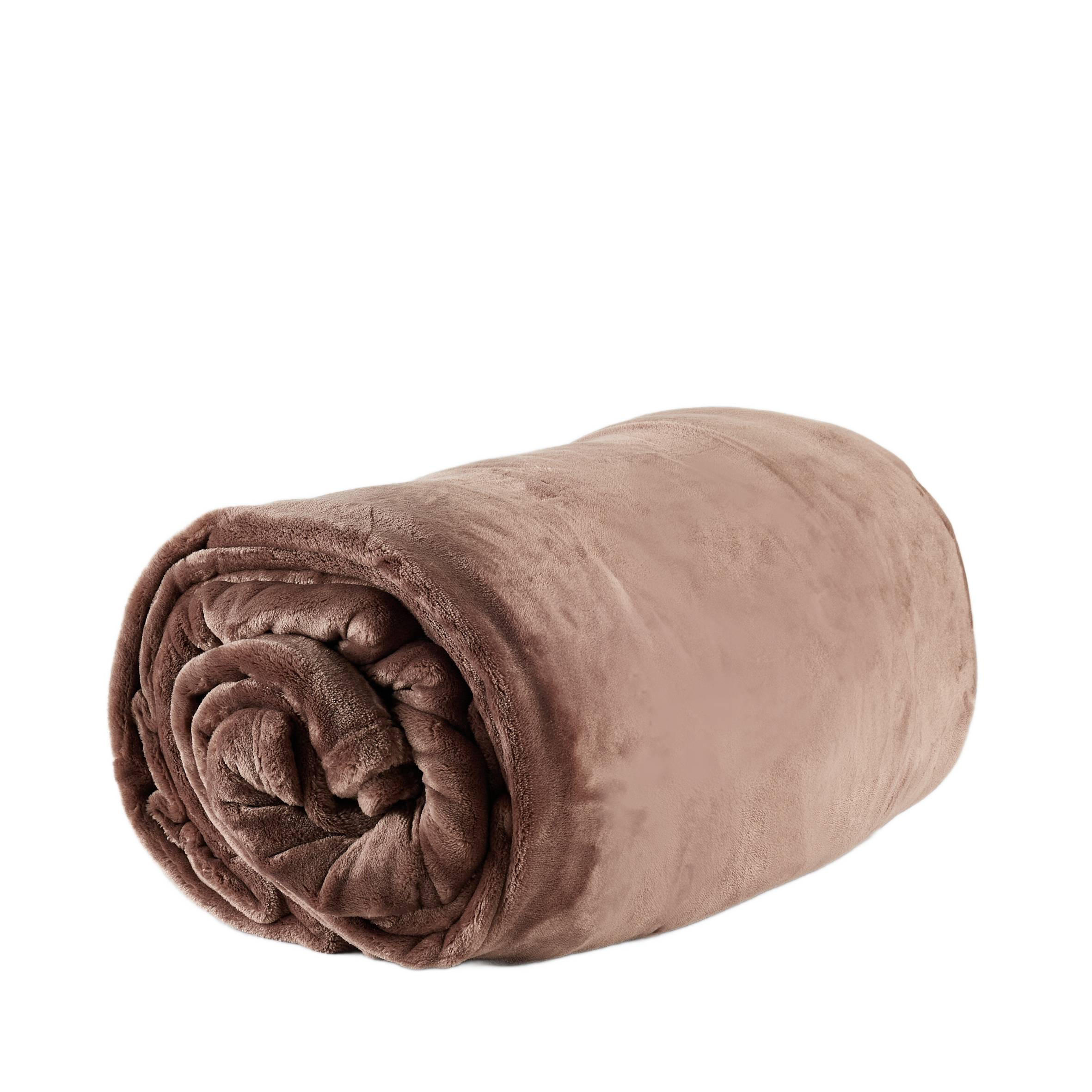 DECKE Floss 200x220cm, Braun - Braun, Textil (200/220cm) - home&you