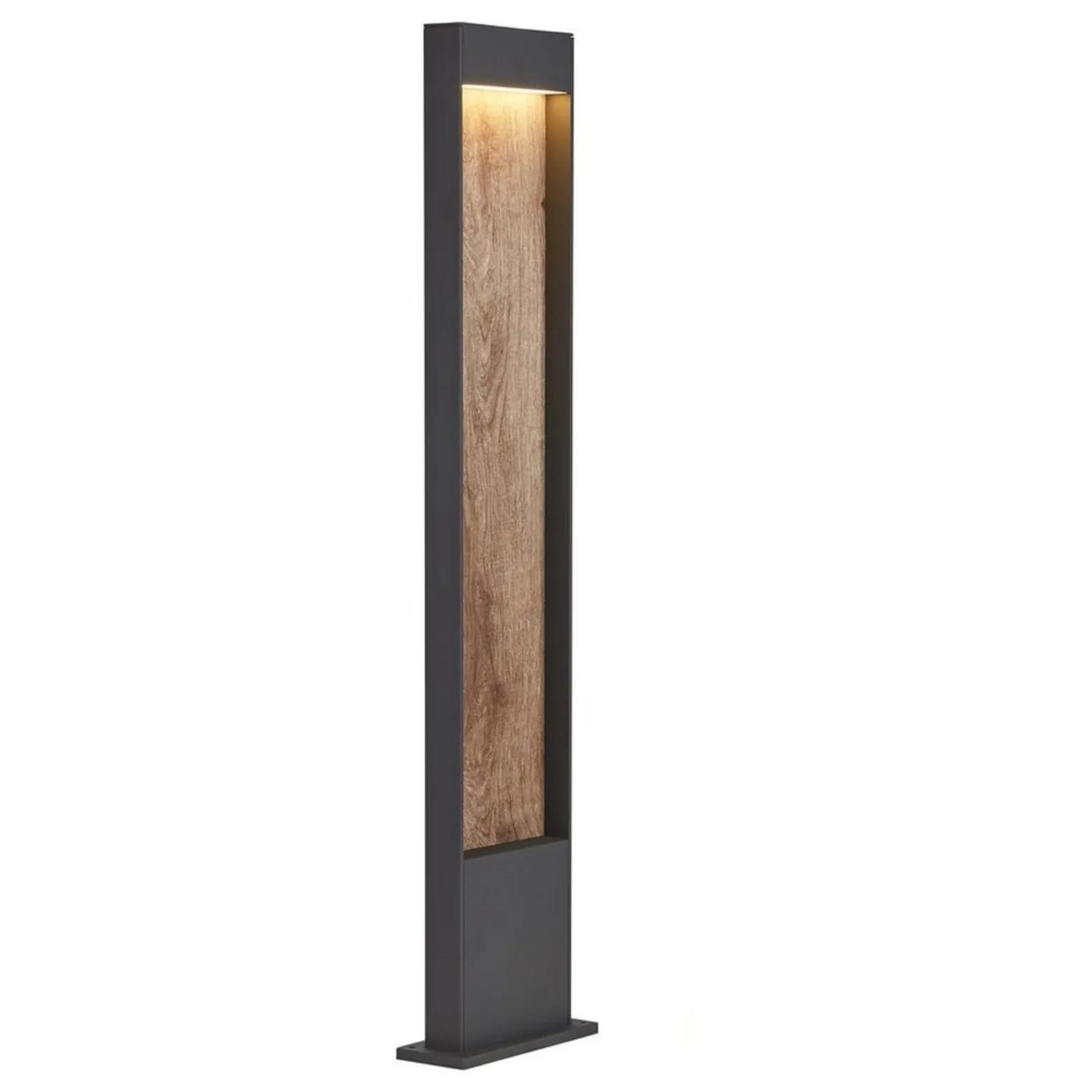 WEGELEUCHTE Schwarz - Schwarz/Braun, Metall (4.5/4.5/100cm) - SLV