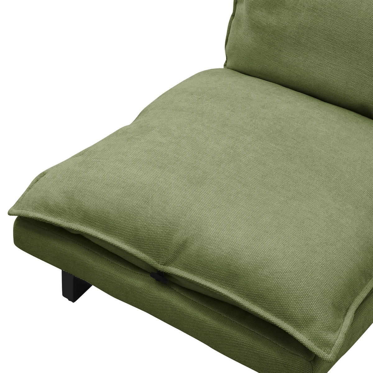 BODENSTUHL Grün - Schwarz/Grün, Textil/Metall (59/73.5/96cm) - ML-DESIGN