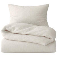BETTWÄSCHE Halbleinen 155x220 cm aus 55% Baumwolle 45% Leinen, Bettbezug 155 x 220 - Natur - Naturfarben, Textil (155/220cm) - Carpe Sonno