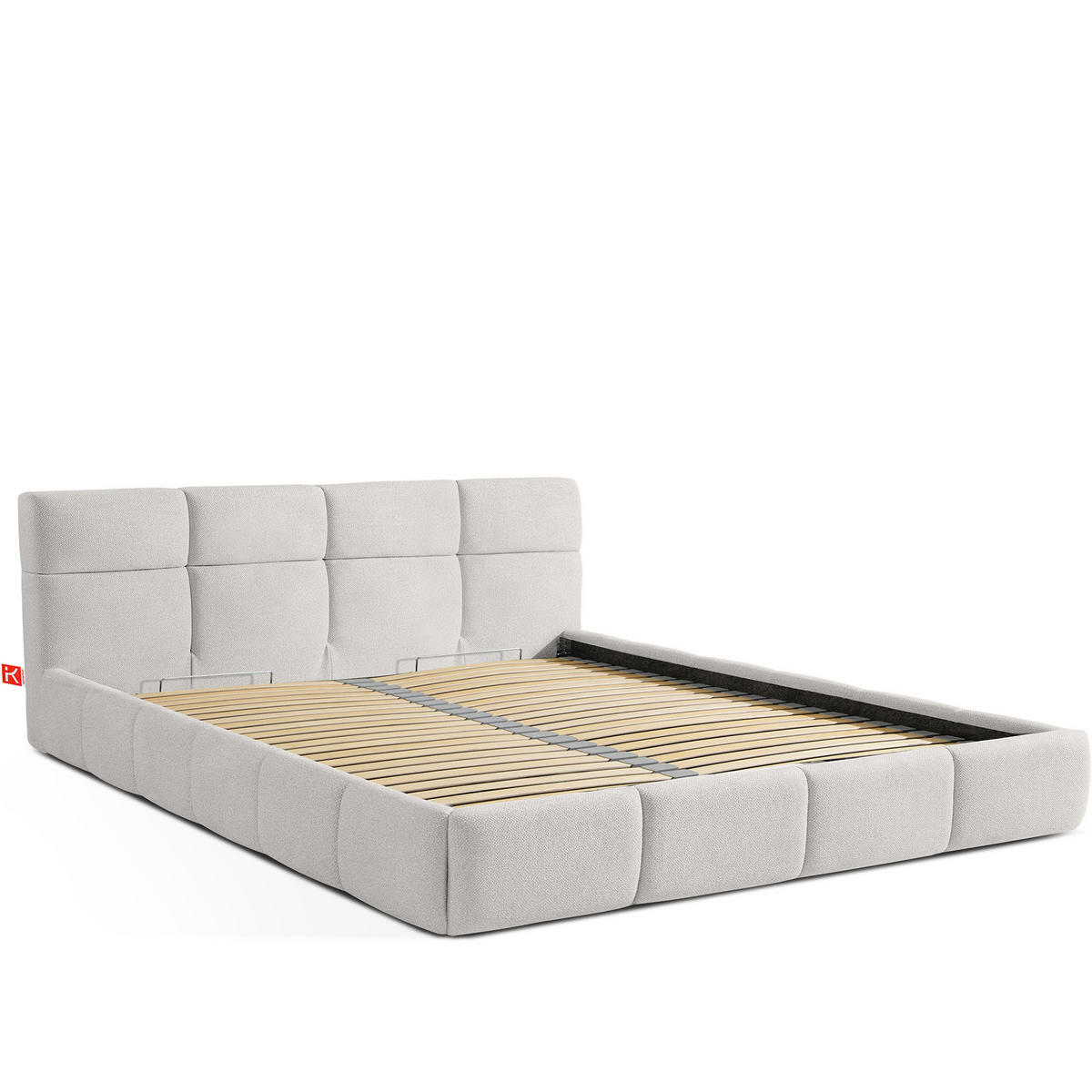 POLSTERBETT ALTOS, weiß - Weiß, Holz/Holzwerkstoff (180/200cm) - KONSIMO®