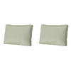 RÜCKENKISSEN Panama 40/60 cm 2er-Set - Hellgrün, Textil (60/8/40cm) - Madison