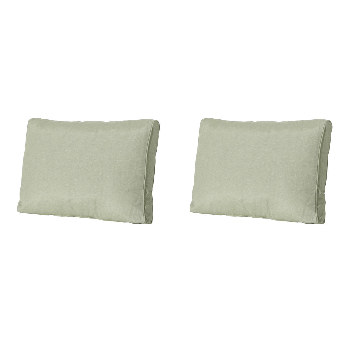 RÜCKENKISSEN Panama 40/60 cm 2er-Set - Hellgrün, Textil (60/8/40cm) - Madison