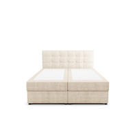 BOXBETT KIDA mit Matratze H3, Bonell und Topper 160x200 Curio 09 - Ecru, Textil (160/200cm) - Bedante