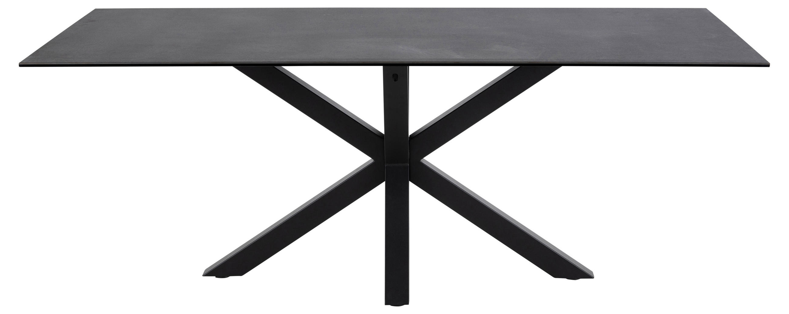 ESSTISCH schwarz - Schwarz, Holzwerkstoff (100/200/76cm) - ebuy24