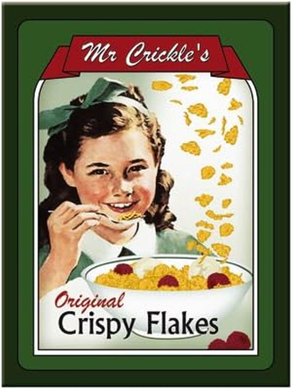 MAGNET 6/8 cm Crispy Flakes - Multicolor, Metall (6/8/0.1cm) - Nostalgic-Art