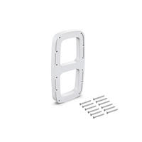 SEITENEINSÄTZE für Sling Kleiderbügel, Kunststoff, Weiß - Weiß, Kunststoff (14/5/26cm) - EMUCA