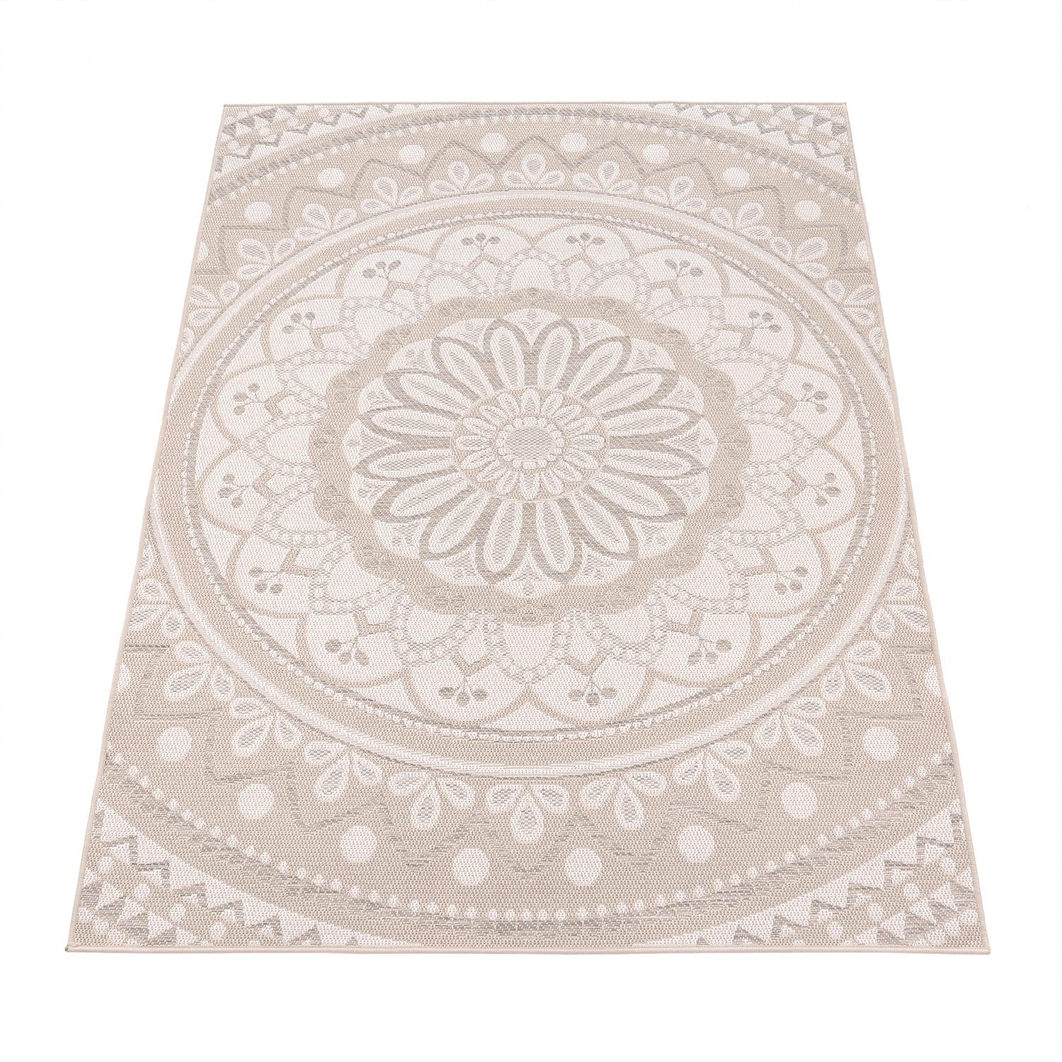 OUTDOORTEPPICH 240/340 cm Brescia 471 - Sandfarben, Kunststoff (240/340cm) - Paco Home