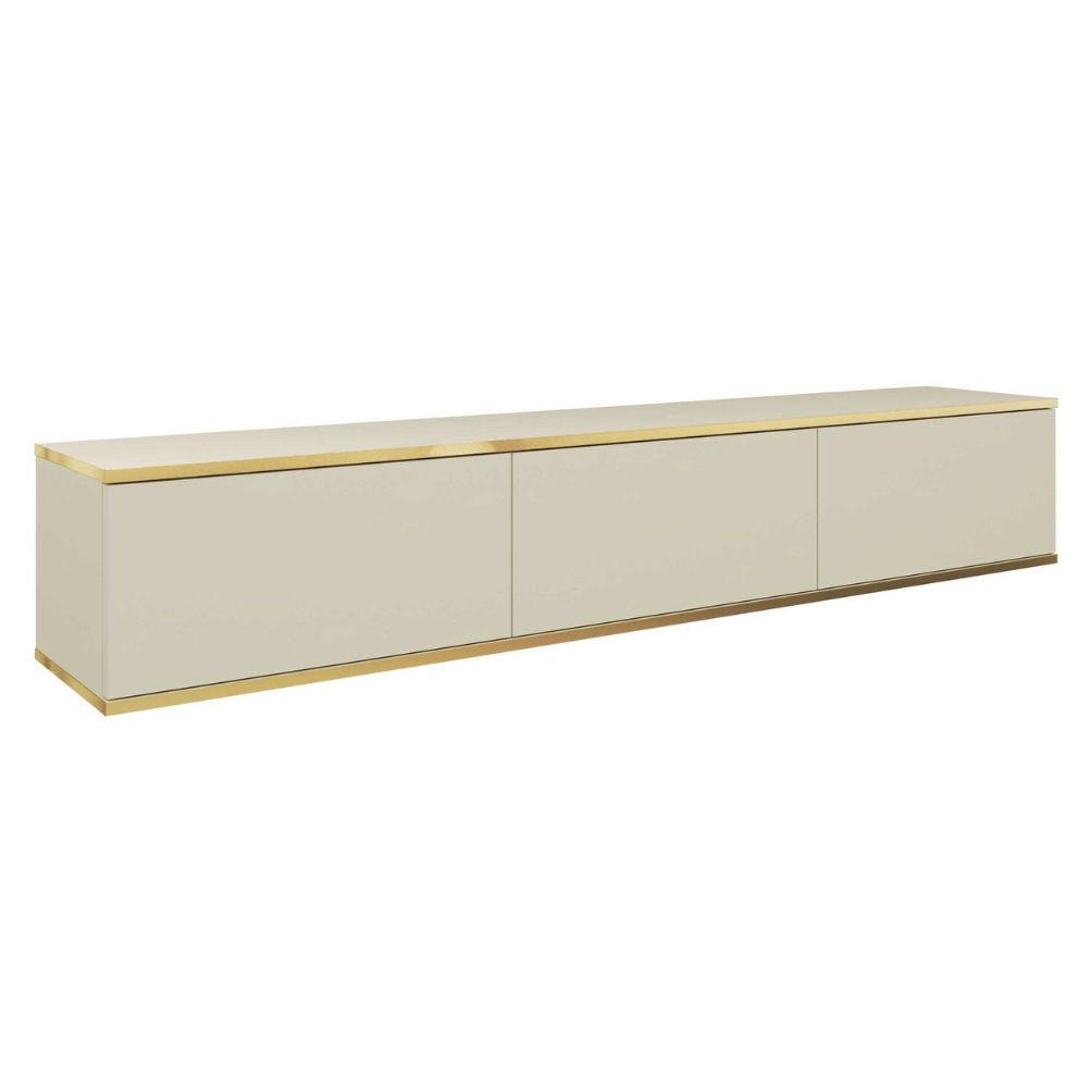 Selsey Tv-Hängeboard Beige 175x30x32 cm