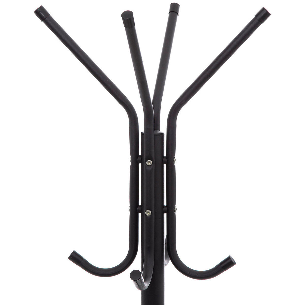 STANDGARDEROBE mit 8 Haken, Metall, Schwarz, 1.72 m - Schwarz, Metall (44/171/51.5cm) - 5five Simply Smart