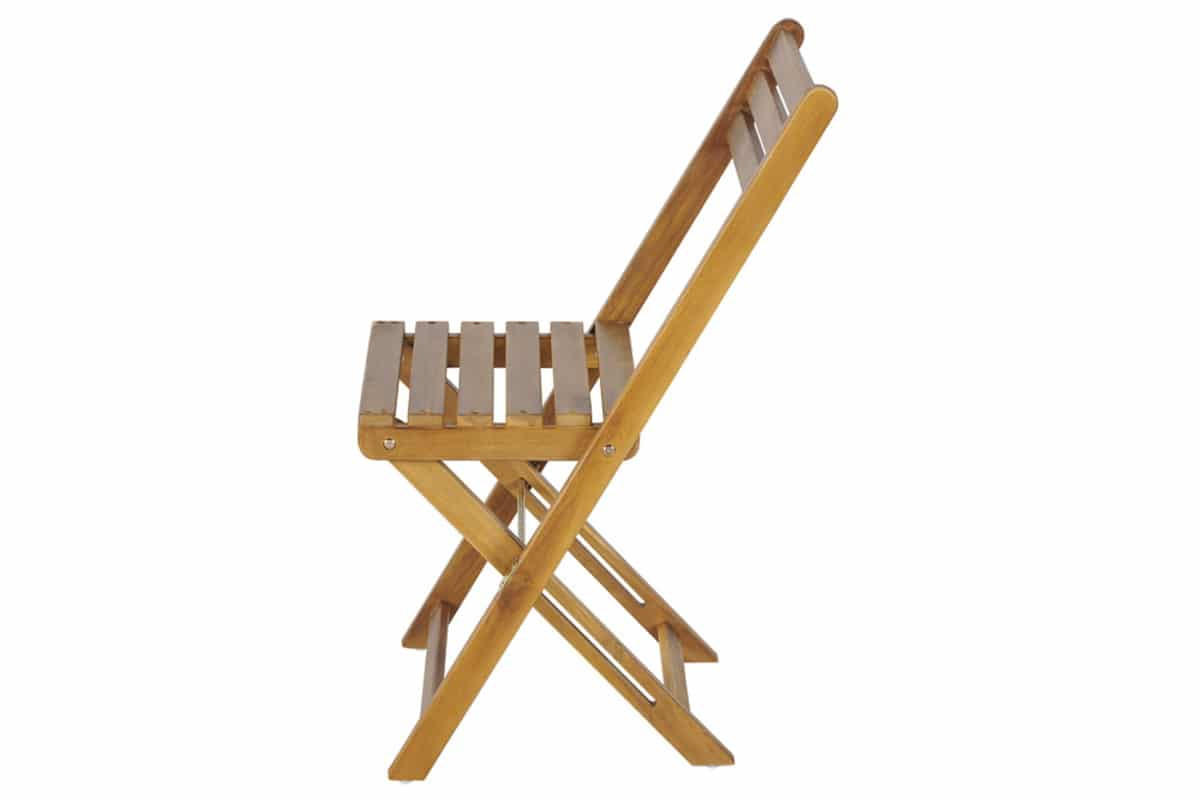 BALKONSTUHL BALI Akazie Natur - Braun, Holz (52/80/42cm) - riess-ambiente