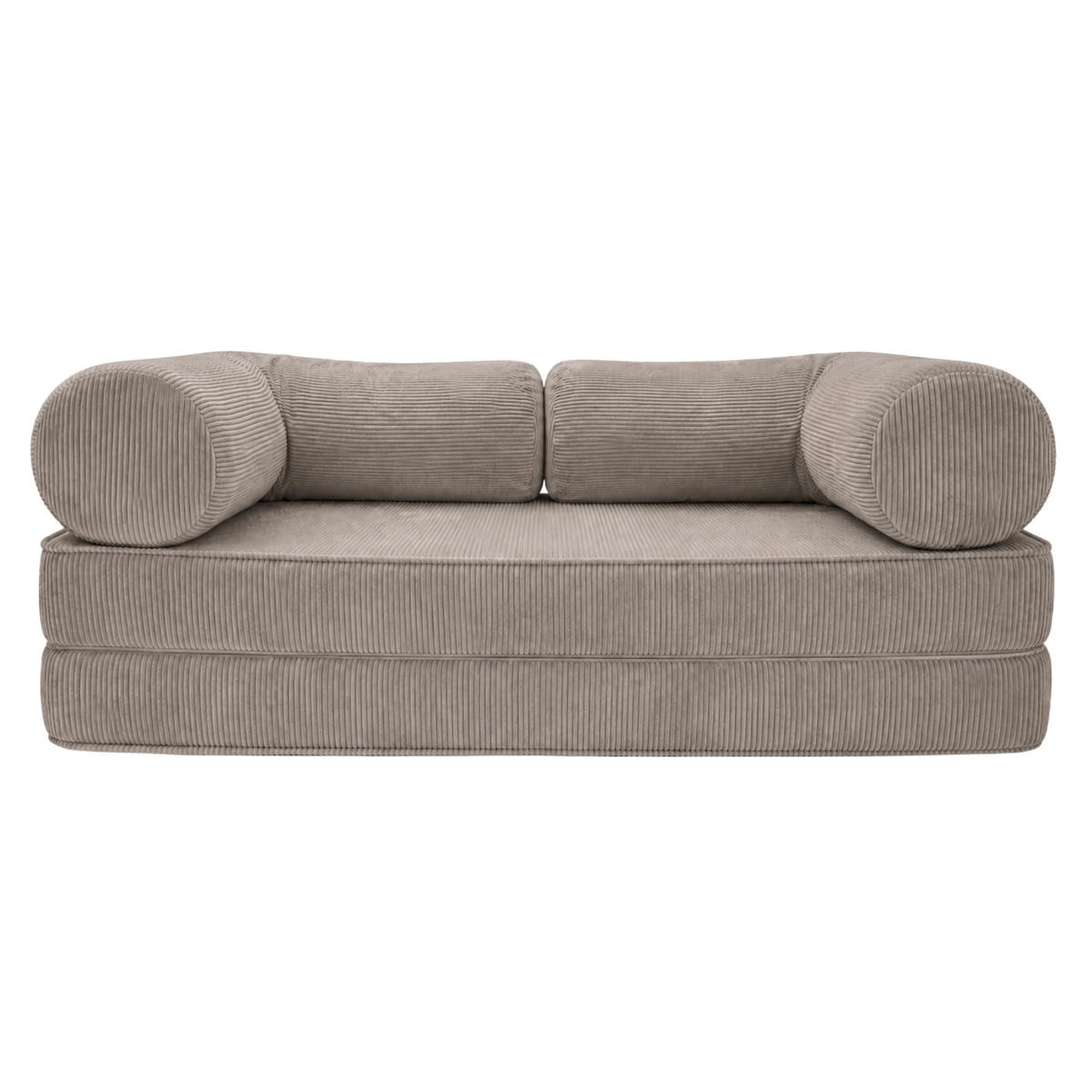 MODERNES Sofa mit hohem Komfort für das Wohnzimmer Taupe - Taupe, Textil (200/70/100cm) - SURB