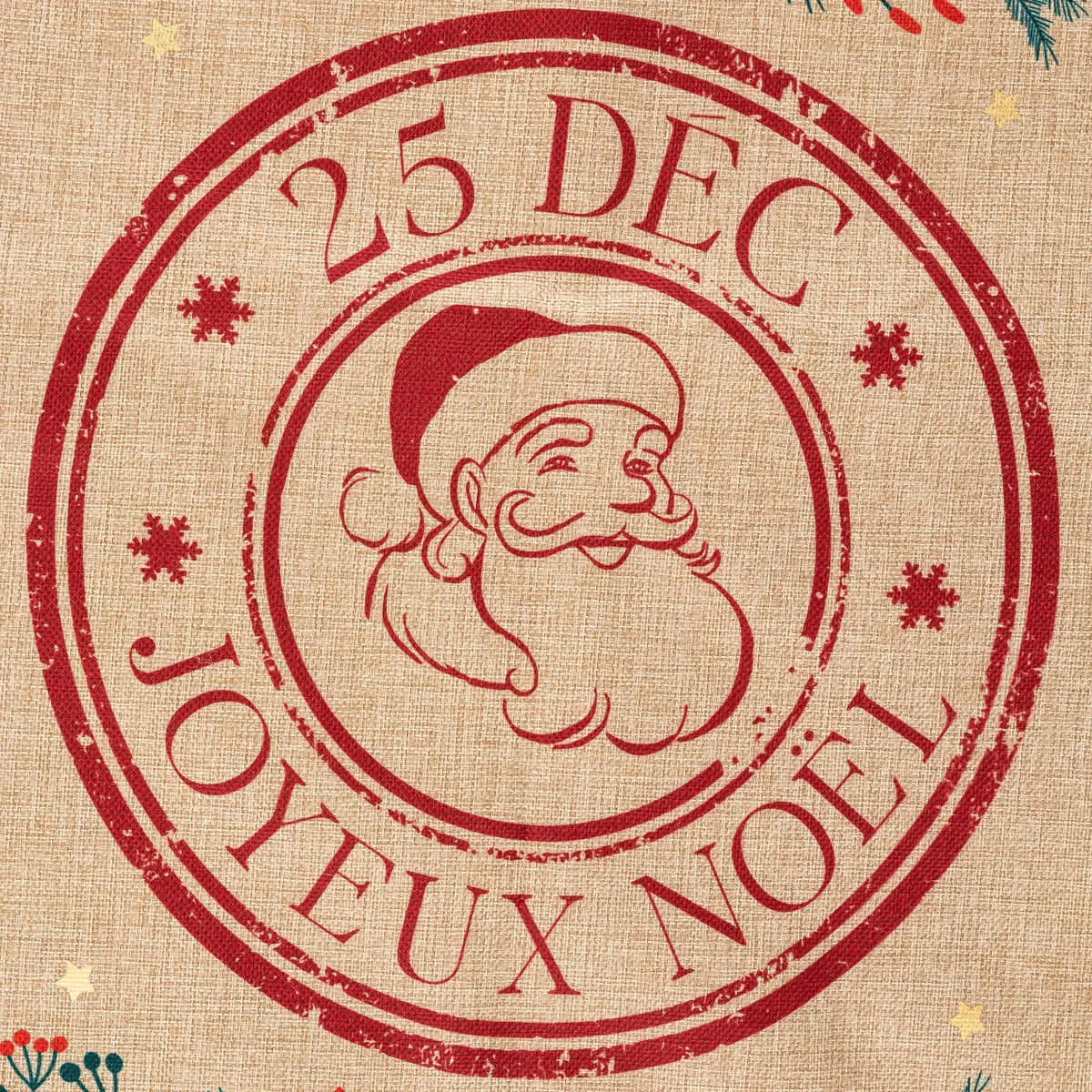 GESCHENKSACK Weihnachtsmuster 50/70 cm - Multicolor, Textil (0.4/70/50cm) - Atmosphera Createur d´interieur