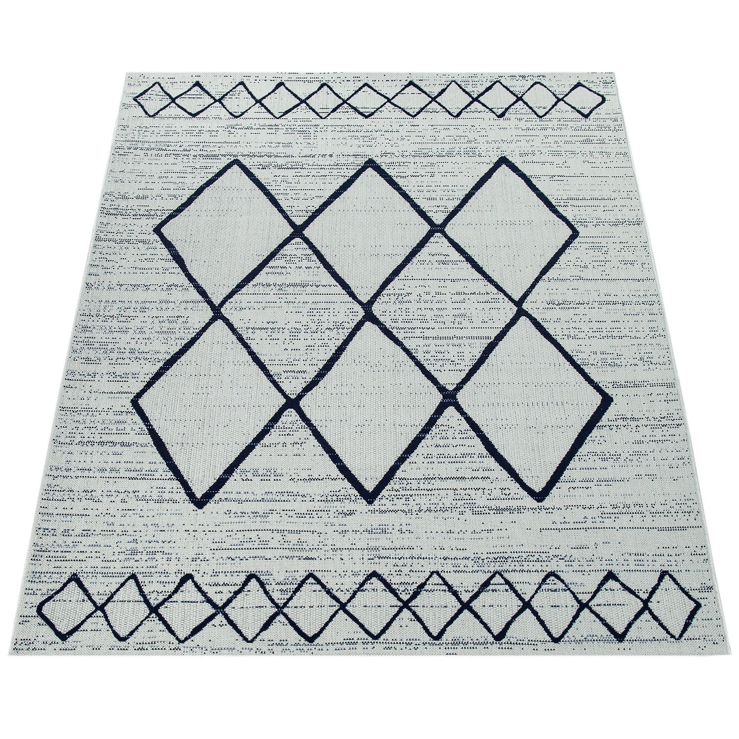 OUTDOORTEPPICH 80/150 cm Kortrijk 744 - Weiß, Kunststoff (80/150cm) - Paco Home