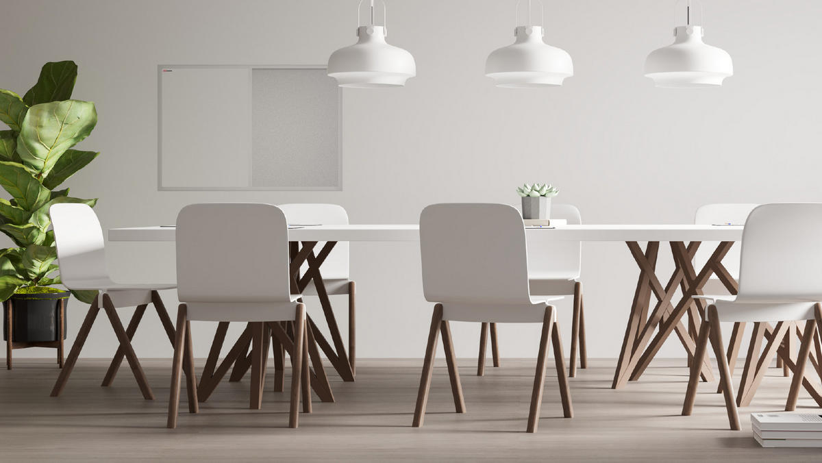 KOMBITAFEL, Kork weiß / magnetisch weiß 60x40 - Weiß, Holz (60/40/2cm) - ALLboards