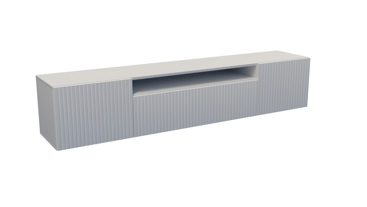 LOWBOARD CIRA-W - 200 x 40 x 41 cm - Weiß, Holzwerkstoff (200/40/41cm) - ALTDECOR