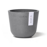 BLUMENTOPF Oslo Mini 11,4/9,5 cm Grau - Grau, Kunststoff (11.4/9.5cm) - Ecopots