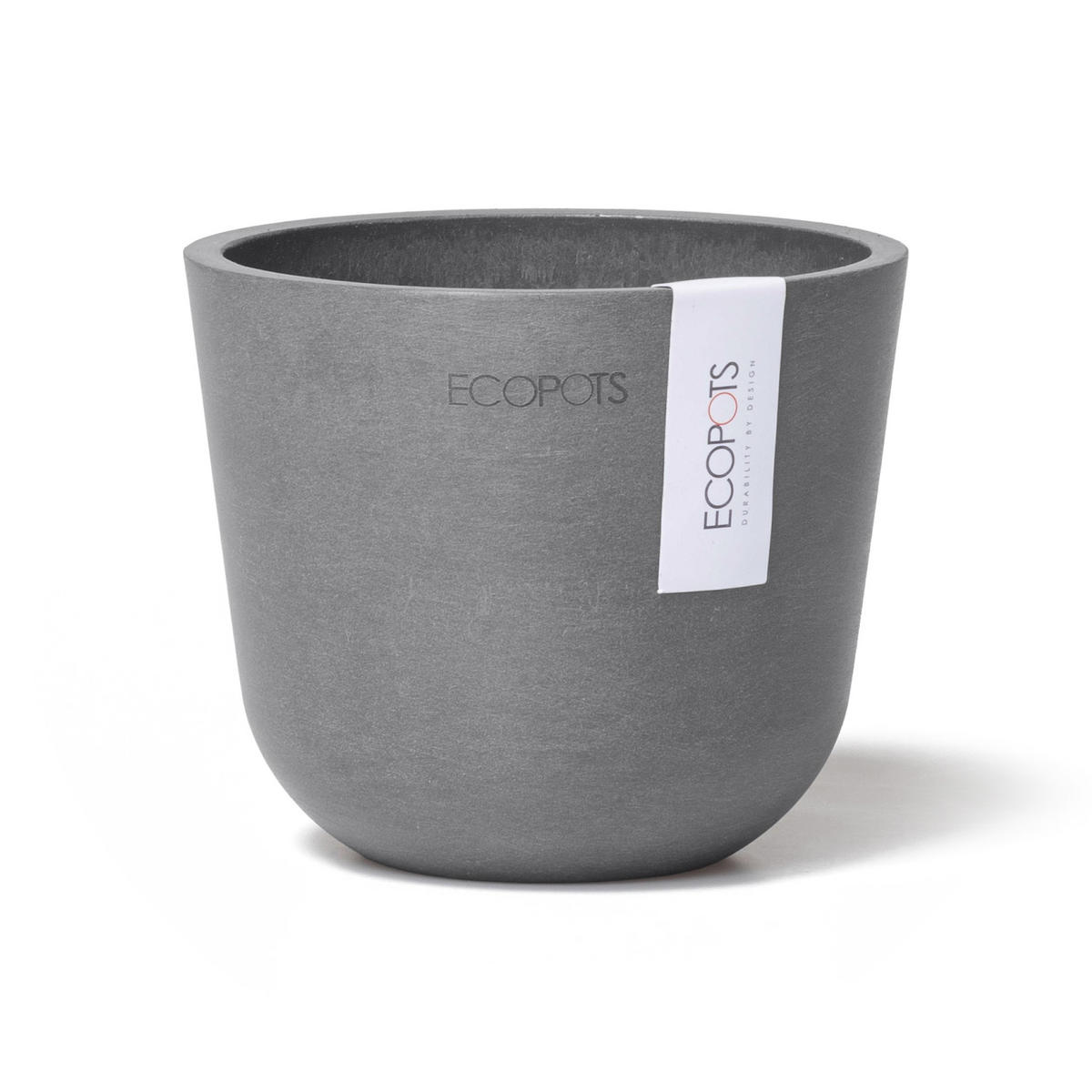 BLUMENTOPF Oslo Mini 11,4/9,5 cm Grau - Grau, Kunststoff (11.4/9.5cm) - Ecopots