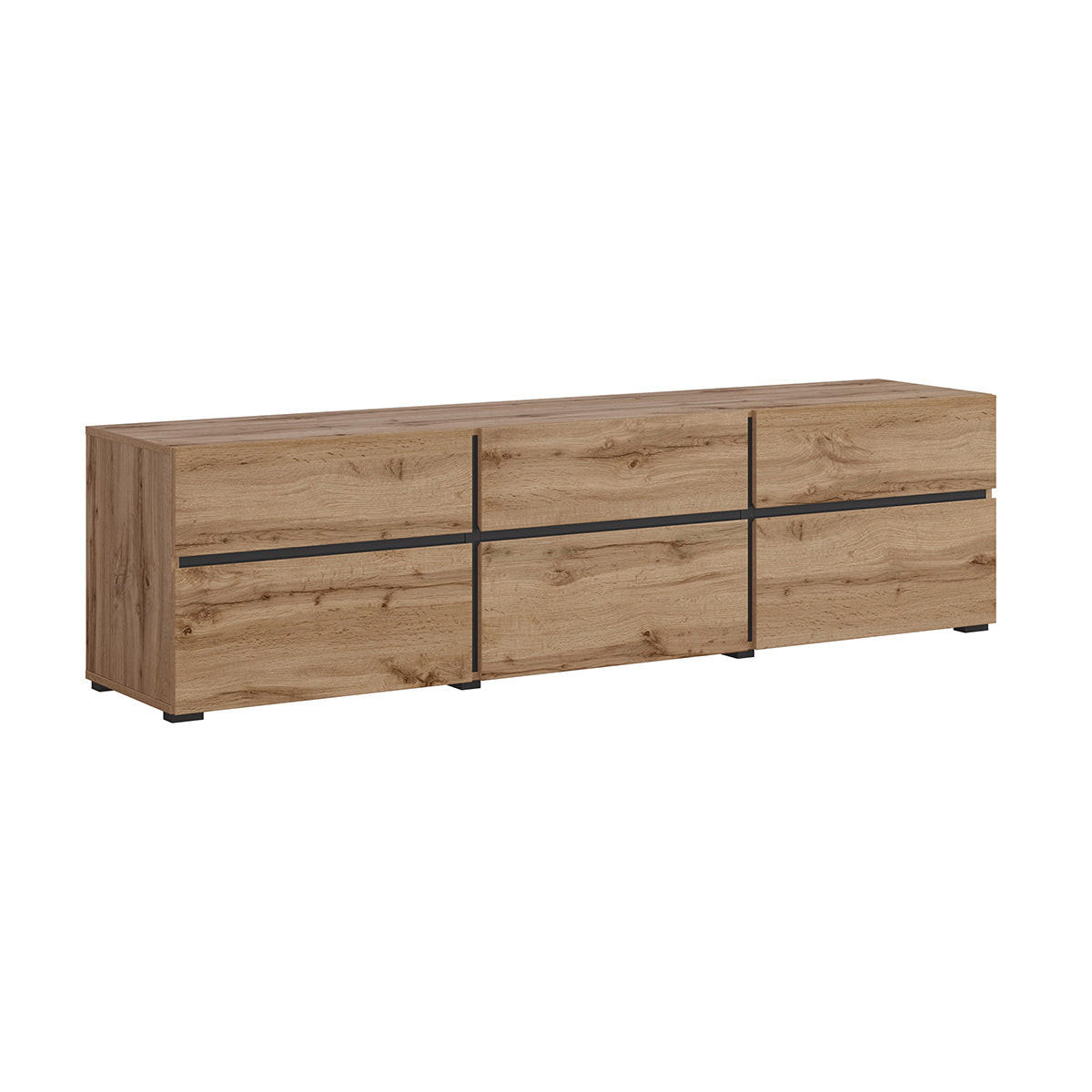 TV STOLÍK Lilia Drevo - hnedá, kompozitné drevo (180/48/40cm) - Petits-meubles