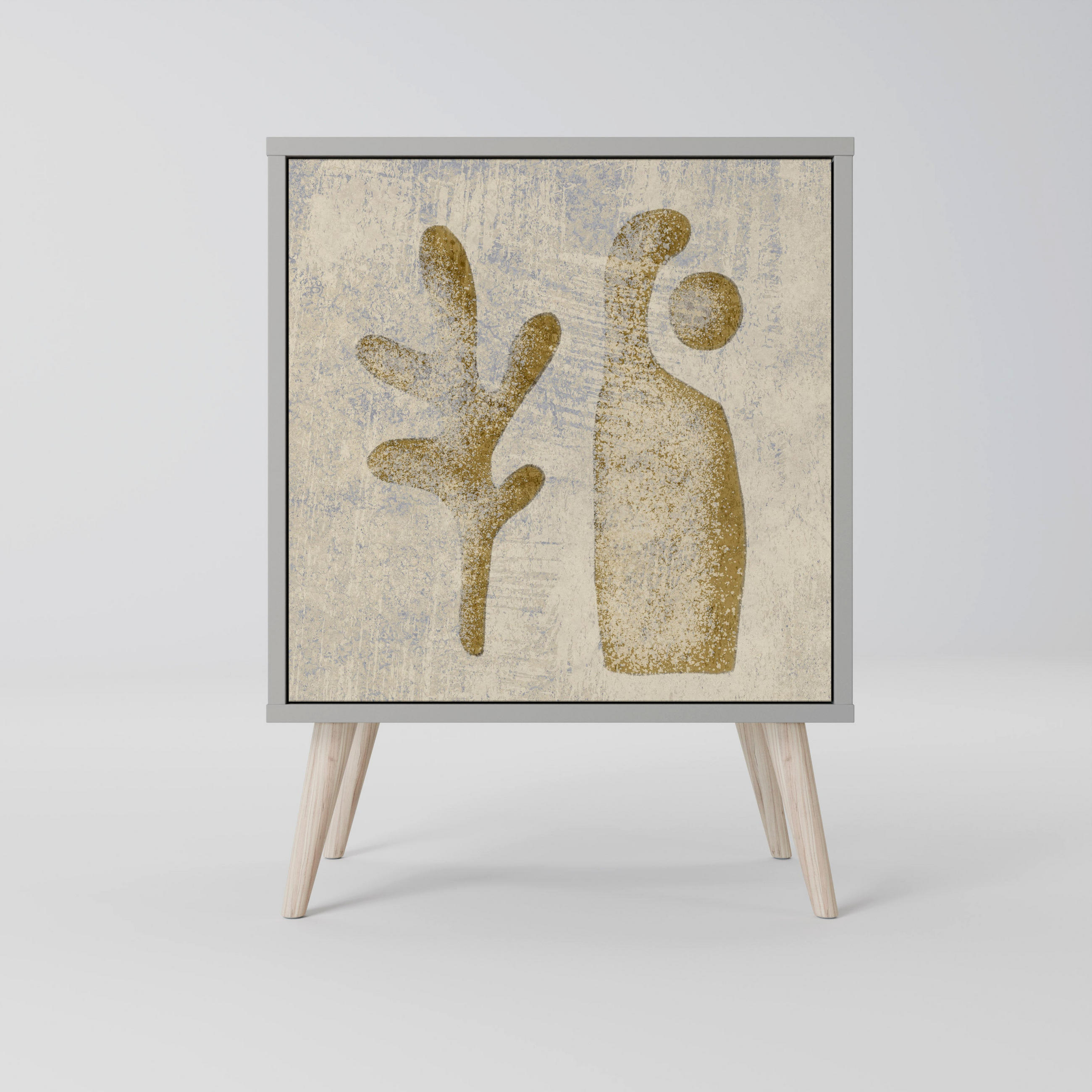 SpaceRebels Sideboard Grau 57.5x77.5x42 cm