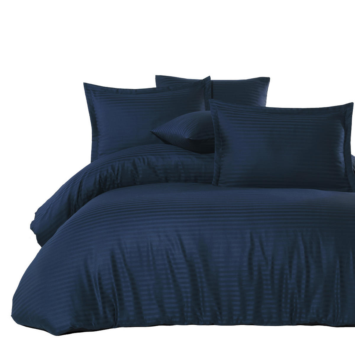 BETTWÄSCHE 4-teilig 135/200 cm YS - Dunkelblau, Textil (135/200cm) - ROLFNERS