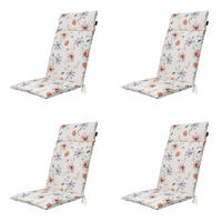 GARTENSTUHLKISSEN Florina 120/50 cm 4er-Set - Hellrosa/Creme, Textil (50/8/120cm) - Madison