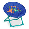 MOONCHAIR - Blau, Kunststoff/Textil (50/47/48cm) - Relaxdays