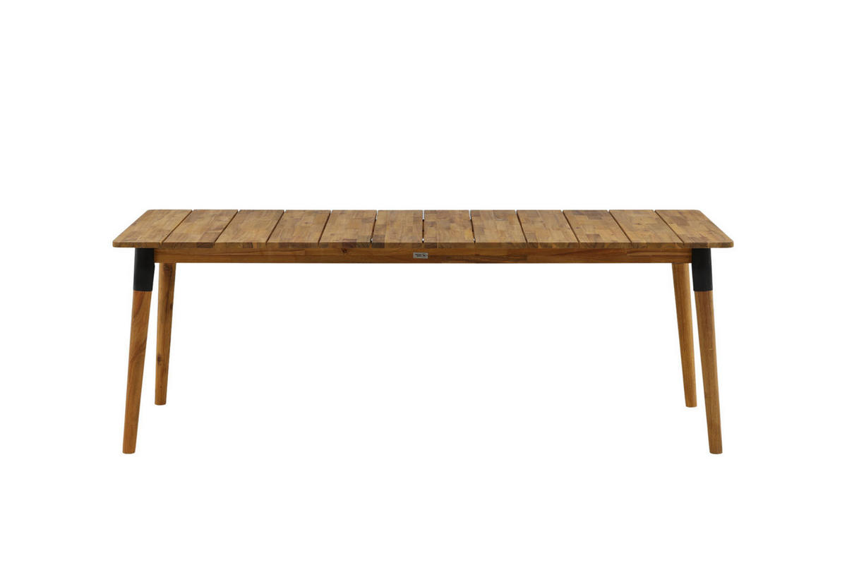 GARTENTISCH Teak Dekor - Teakfarben, Holzwerkstoff (210/100/75cm) - ebuy24