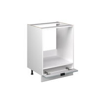 HERDUMBAUSCHRANK Fame-Line Hellblau-grau 60 cm, AP Eiche - Weiß/Hellblau, Holzwerkstoff (60/82/60cm) - Vicco