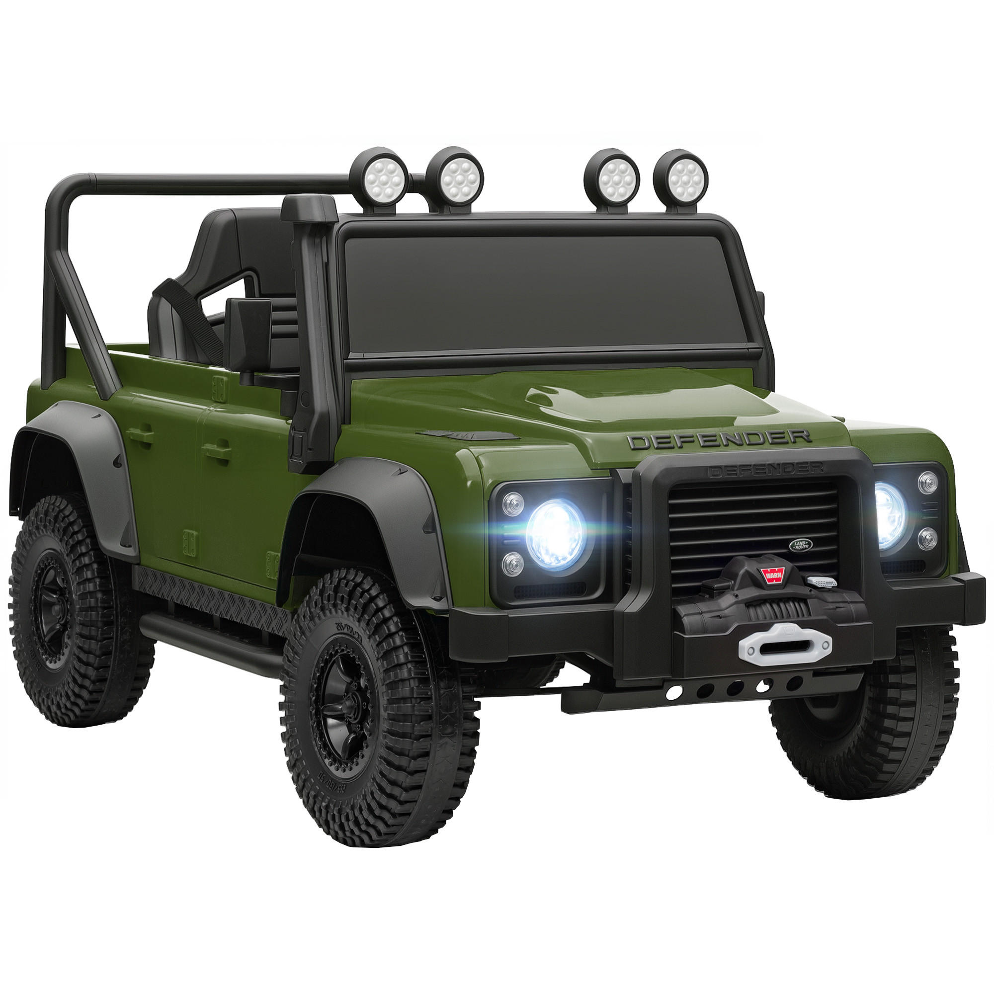 AIYAPLAY DĚTSKÉ ELEKTROAUTO 12V 7Ah Dětské auto s dálkovým ovládáním 2,4 GHz Zelené