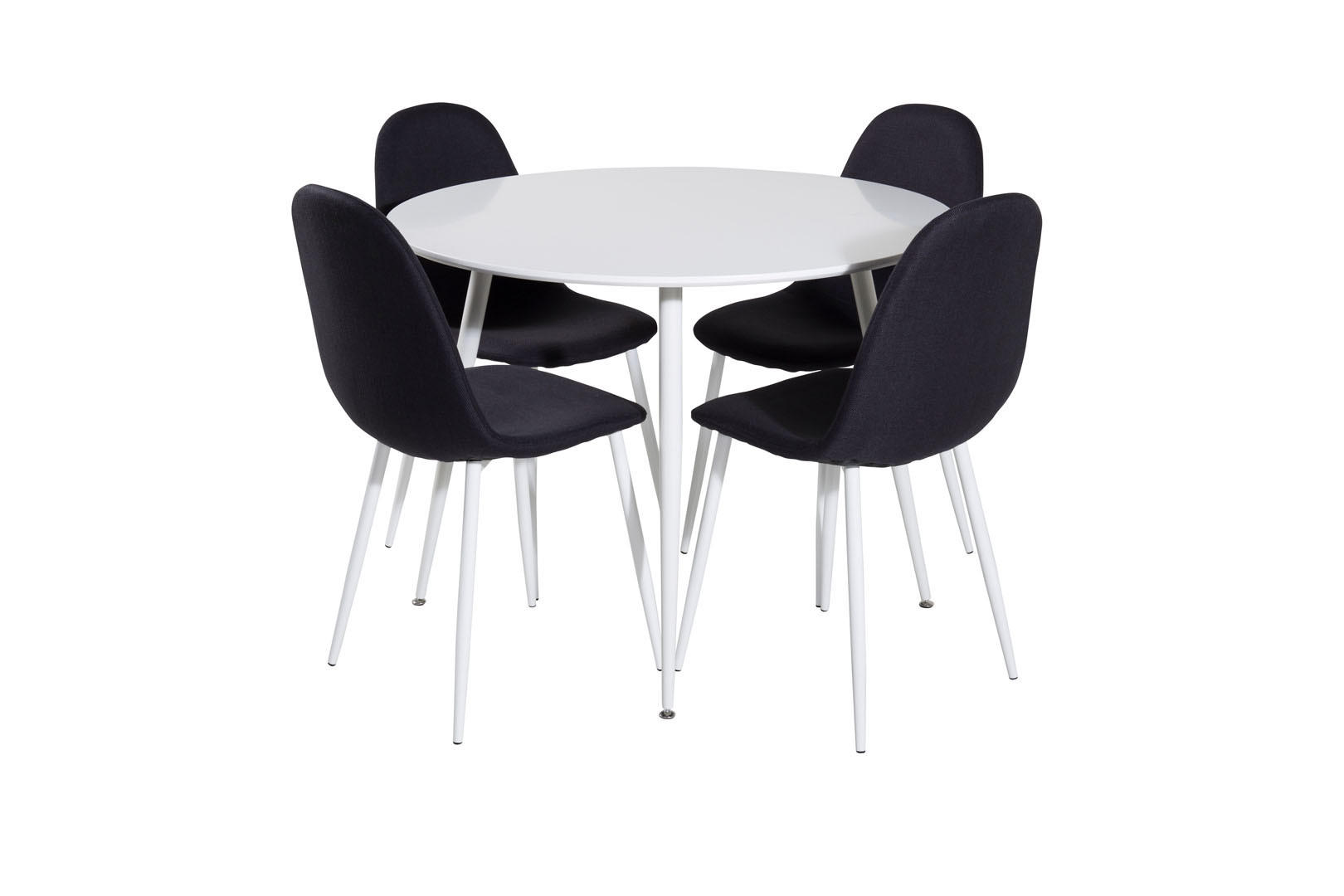 TISCHGRUPPE Schwarz - Schwarz, Holzwerkstoff (100/75/100cm) - ebuy24